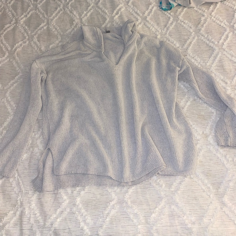 Aerie Grey Hooded Sweatshirt
